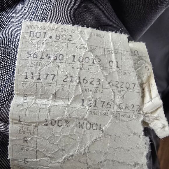 Ermenegildo Zegna Suit Jacket Blazer Mens Gray Wool 44 US 54 IT - Picture 11 of 14